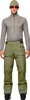 Norrona + Lofoten Gore-Tex Insulated Pants M Deep Lichen Green - 4