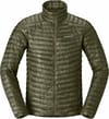 Trollveggen Down800 Super Light Jacket M Deep Lichen Green + Norrona