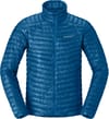 Trollveggen Down800 Super Light Jacket M Dark Blue + Norrona