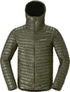 Trollveggen Down800 Super Light Hood M Deep Lichen Green + Norrona
