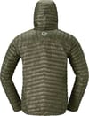 Norrona + Trollveggen Down800 Super Light Hood M Deep Lichen Green - 3