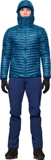 Norrona + Trollveggen Down800 Super Light Hood M Dark Blue - 4