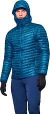 Norrona + Trollveggen Down800 Super Light Hood M Dark Blue - 7