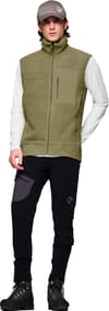 Norrona + Trollveggen Warm3 Vest M Deep Lichen Green - 4