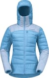 Falketind Down750 Zip Hood W Allure Cashmere Blue + Norrona