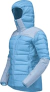 Norrona + Falketind Down750 Zip Hood W Allure Cashmere Blue