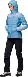 Norrona + Falketind Down750 Zip Hood W Allure Cashmere Blue - 5