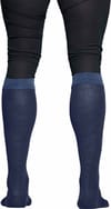 Norrona + Lyngen Light Merinoull Long Socks Indigo Night Dark Denim - 3