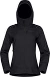 Lyngen Thermo100 Active Zip Hood W Caviar Black + Norrona