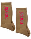 Norda + Retro Sock Pink Fudge