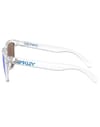 Oakley + Frogskins Crystal Clear Prizm Sapphire Iridium