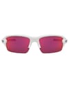 Oakley + Flak Xs Polished White Prizm Field
