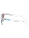 Oakley + Frogskins XS Polished Clear Prizm Sapphire