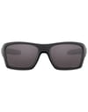 Oakley + Turbine Matte Black Prizm Grey Polarized