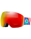 Flight Deck L Heat Map Prizm Snow Torch Iridium + Oakley