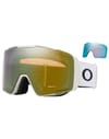 Line Miner Pro L Matte White Prizm Sage Gold & Prizm Sapphi + Oakley