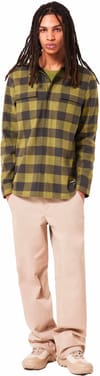 Oakley + Bear Cozy Flannel New Dk Brush Fern Check - 4