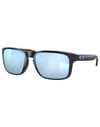 Holbrook Polished Black Prizm Deep Water Polar + Oakley