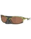 Plantaris Matte Trans Fern Prizm Tungsten + Oakley