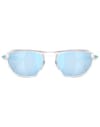 Oakley + Cage Jacket Matte Clear Prizm Deep Water Polarized
