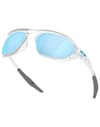 Oakley + Cage Jacket Matte Clear Prizm Deep Water Polarized - 4