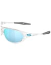 Oakley + Cage Jacket Matte Clear Prizm Deep Water Polarized - 5