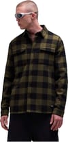 Oakley + Bear Cozy Flannel Deep Oli Pit Black Check