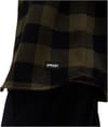 Oakley + Bear Cozy Flannel Deep Oli Pit Black Check - 4