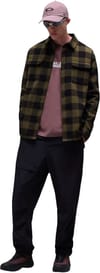 Oakley + Bear Cozy Flannel Deep Oli Pit Black Check - 5