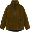 Snowdrift Quarter Zip Sherpa Army Green + Oakley