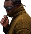 Oakley + Snowdrift Quarter Zip Sherpa Army Green - 5