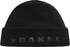 Slush Polar Beanie Pitch Black + Oakley
