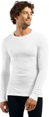 Odlo + BL Top Crew Neck LS Active Warm Eco M White - 3