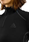 Odlo + BL Top Turtle Neck LS Half Zip Active X-Warm Eco W Black - 7