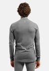 Odlo + BL Top Turtle Neck LS Half Zip Active Warm Eco M Steel Grey Melange - 4