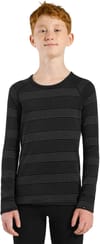 Odlo + Set Long Active Warm Eco Kids Black/Grey Melange - 3