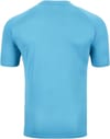 Odlo + T-Shirt Crew Neck S/S 1/2 Zip Essential Saxony Blue