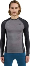 Odlo + BL Top Crew Neck LS Performance 150 M Grey Melange/Dark Grey Melange - 3