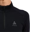 Odlo + BL Top Turtle Neck L/S Half Zip Merino 2 Black - 5