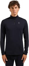 Odlo + BL Top Turtle Neck LS Half Zip Merino 200 M Black - 3