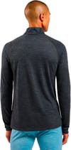 Odlo + BL Top LS Half Zip Natural Performance PW 150 Blue Dark Grey - 4