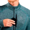 Odlo + Mid Layer 1/2 Zip Tencia Provincial Blue Melange - 5