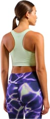 Odlo + Seamless Medium - Padded Sport Bra W Black Melange - 4