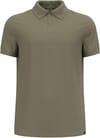Ascent Natural Polo Shirt S/S M Vetiver + Odlo