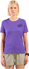 Odlo + Essential Print T-Shirt Crew Neck S/S W Afterparty - 3