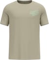 Essential Print T-Shirt Crew Neck S/S M Agate Gray + Odlo