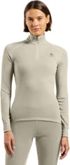 Odlo + BL Top Turtle Neck LS Half Zip Active Warm Eco W Agate Gray - 3