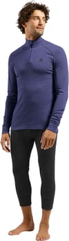 Odlo + BL Top Turtle Neck LS Half Zip Active Warm Eco M Skipper Blue - 5