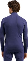Odlo + BL Top Turtle Neck LS Half Zip Active X-Warm Eco M Skipper Blue - 4