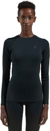 Odlo + BL Top Crew Neck LS Performance Warm Eco W Black/Graphite Grey - 3
